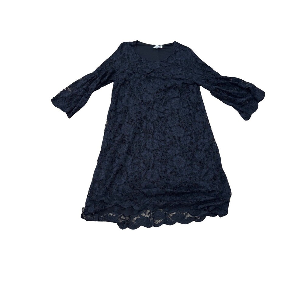 Isabel Maternity by Ingrid & Isabel Large Black Floral Lace Dress Target